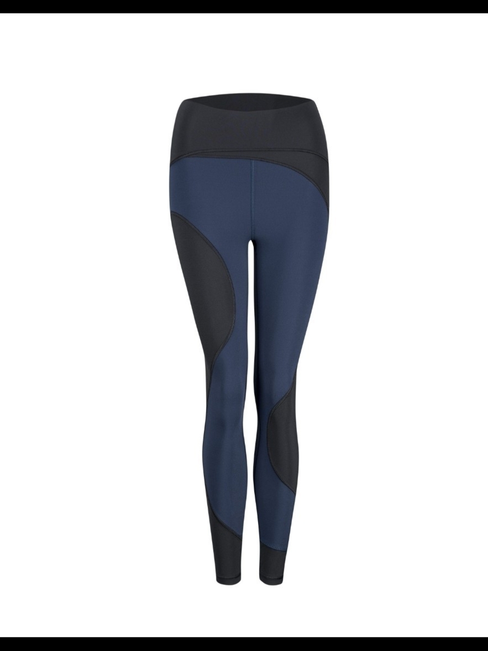 Lululemon  X Roksanda High-Waist Colorblock Performance Leggings - Navy/Black